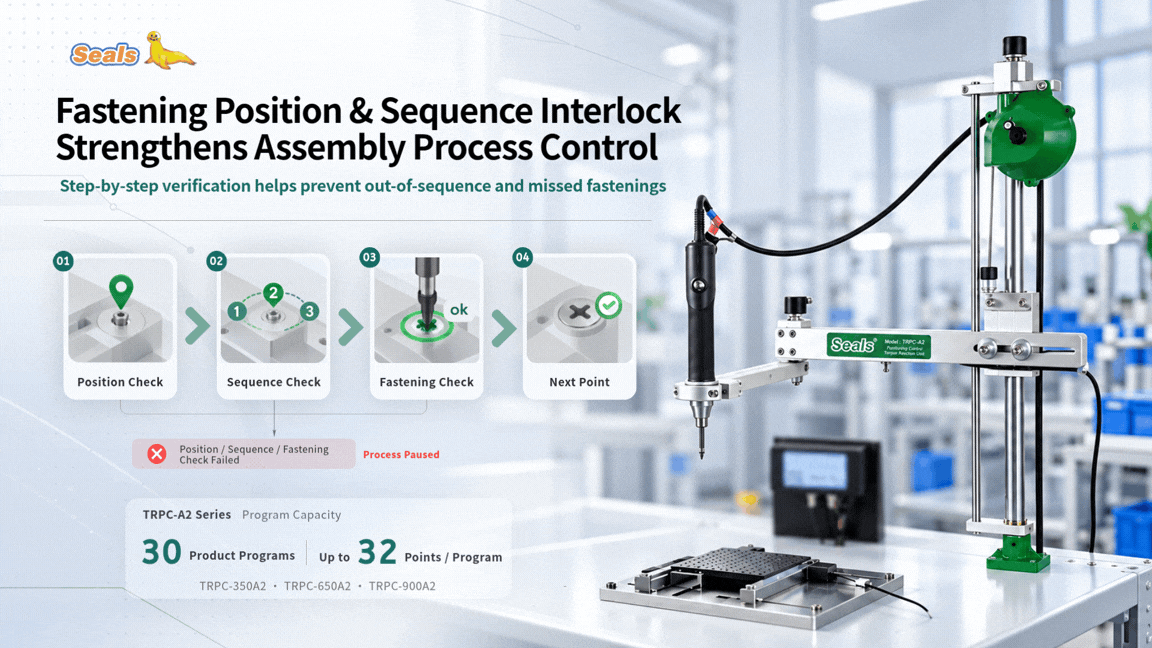 SEALS TRPC-A2 Position Control Torque Reaction Arm - Position and Sequence Interlock Control